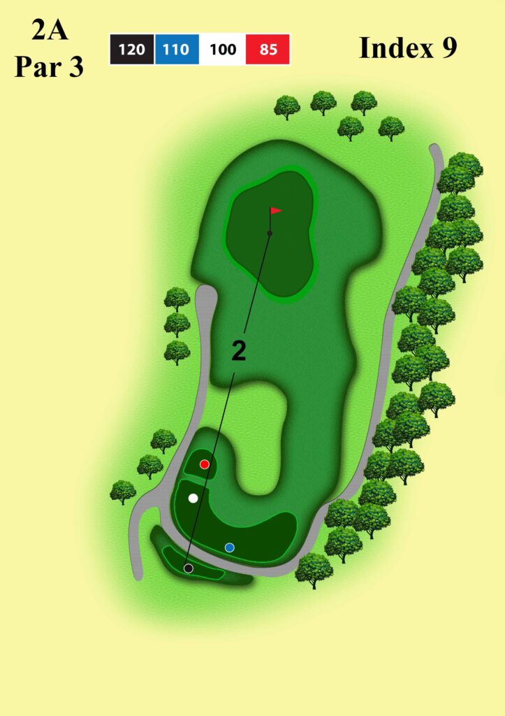 sơ đồ sân golf đại lải