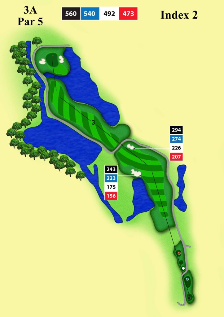sơ đồ sân golf đại lải