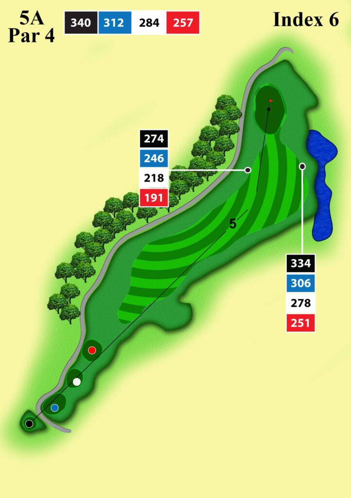 sơ đồ sân golf đại lải