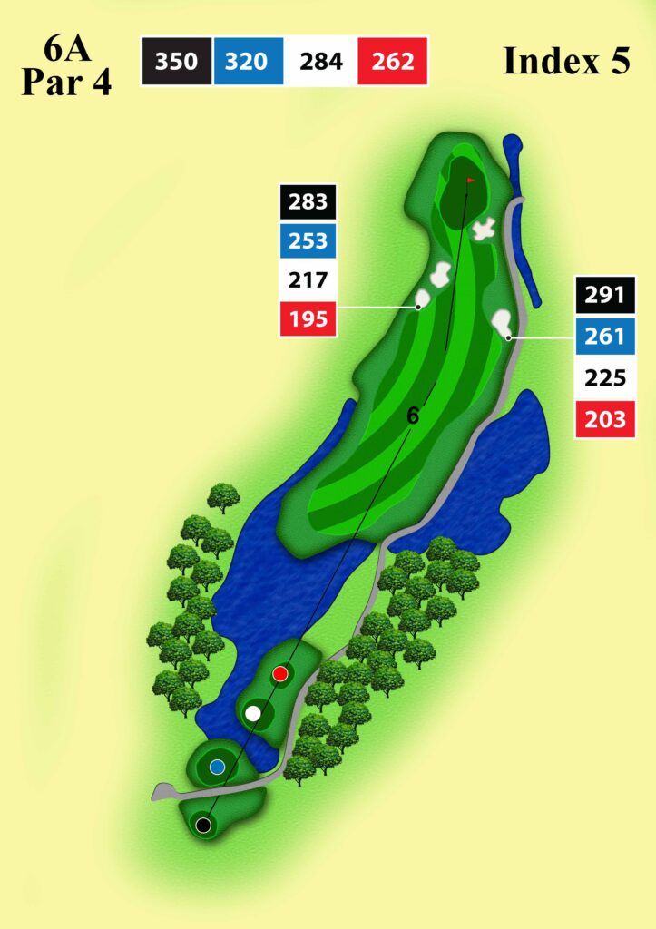 sơ đồ sân golf đại lải