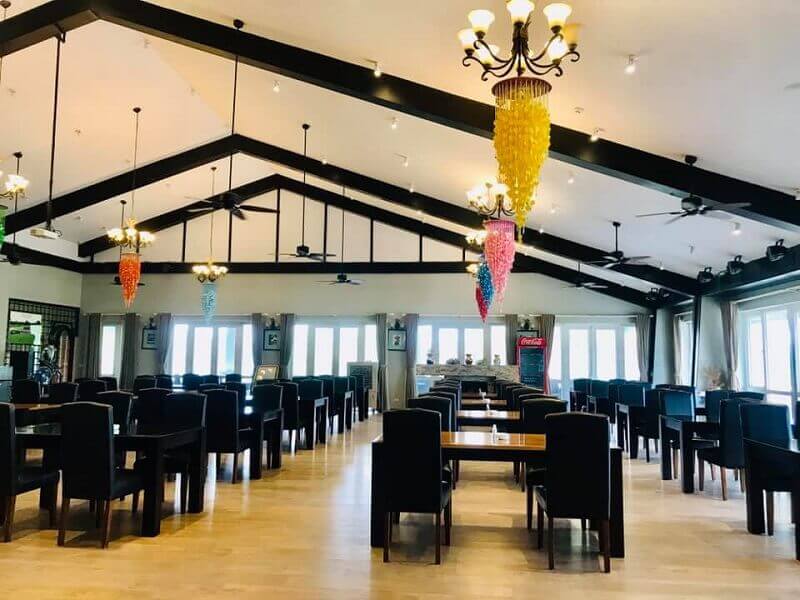 nhà hàng câu lạc bộ sân golf đầm vạc