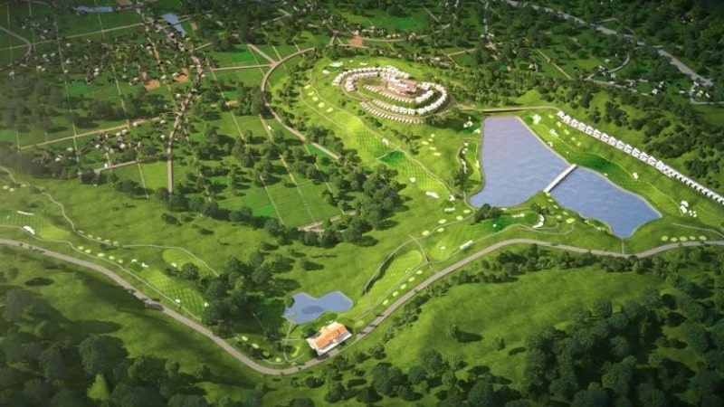 Sơ đồ sân golf Yên Dũng