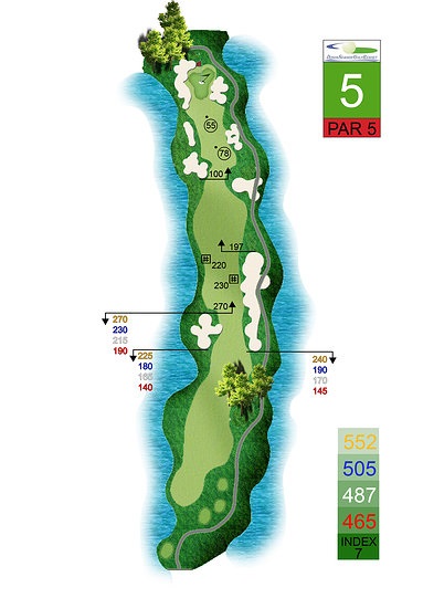 Bản đồ sân golf Đồ Sơn