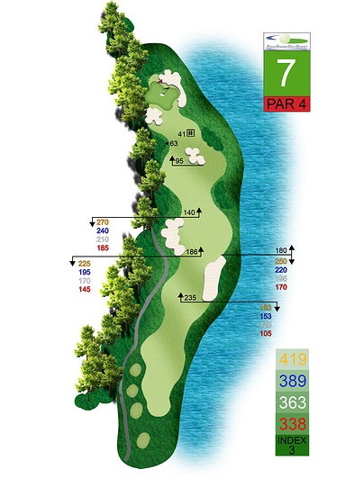 Bản đồ sân golf Đồ Sơn