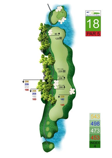 Bản đồ sân golf Đồ Sơn