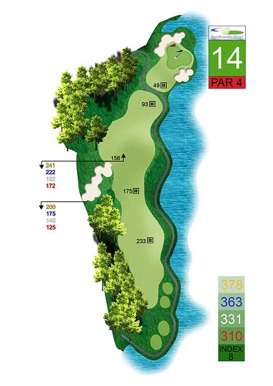 Bản đồ sân golf Đồ Sơn