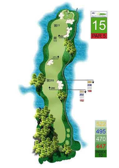 Bản đồ sân golf Đồ Sơn