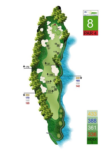 Bản đồ sân golf Đồ Sơn