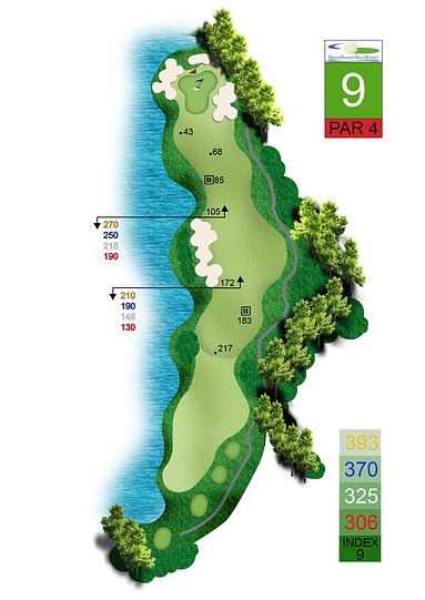 Bản đồ sân golf Đồ Sơn