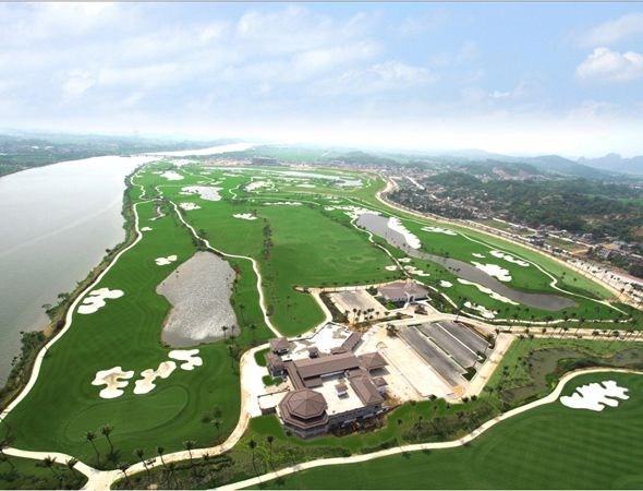 sơ đồ sân golf Sông Giá