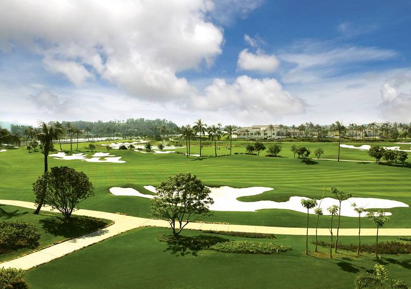 hình ảnh đẹp về sân golf Sông Giá