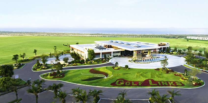 nhà câu lạc bộ sân golf KN Links Cam Ranh