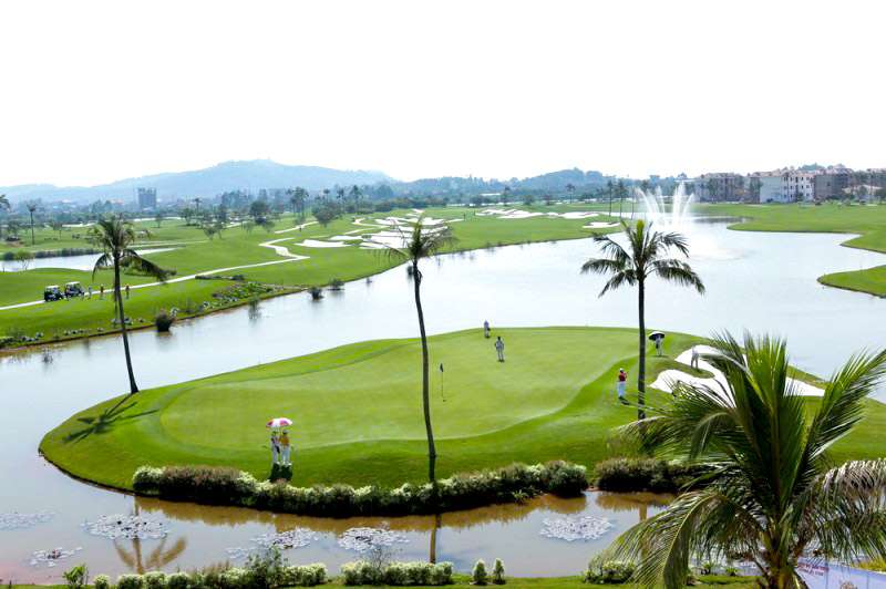 Sân golf Sông Giá - Sân golf Hải Phòng cảnh quan đẹp nhất