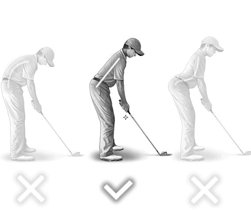 tư thế đánh golf chuẩn